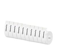 CQadsDyrx 2 5 10 Rolls 15mm X 7m Thermal Label Tape Compatible With Label Printer Models D30 Marklife P12 P15 Labeller Universal Fit(10PK White Label)