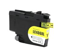 CQadsDyrx LC406 LC406XL Ink Cartridge Compatible With Printer Models HL-JF1 MFC-J4335DW J4345DW J4535DW J5855DW J5955DW J6555DW J6955DW Aftermarket Replacement(LC406XL-Yellow)