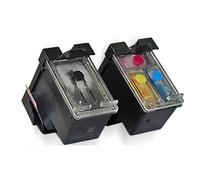 CQadsDyrx Refillable Ink Cartridge Replacement Compatible With Printer Models Officejet 3830 4650 4656 5200 5212 5220 5230 5258 5264 For Part Number 302 302XL Third Party Replacement(1set)