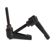 CQAHDSEVF Clamping Handle Lever, 1PC M4 M5 M6 M8 M10 M12 External Male Thread Clamping Lever(Screw M5x25mm)