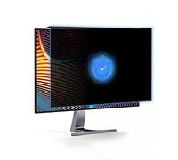 CQAHDSEVF computer Monitor Screen Privacy Shield, Computer Privacy Screen Filter, Blue Light Blocking, Hanging Mount, Multiple Sizes(12.5in/32cm)