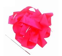 CQAHDSEVF Dancing Ribbons Sticks, 4m Colorful Dance Ribbon Streamer with Stick for Rhythmic Gymnastics Ballet(Rose Red)