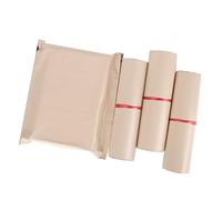CQAHDSEVF Mailer Bags, Beige Poly Courier Bags for Clothing Mail Express Postal 50 Pack(17x30cm 50pcs)