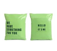 CQAHDSEVF Mailer Bags, Courier Mailing Clothing Parcel Bag 50 pcs Multicolor Self-Adhesive Express Printing(38x48x4cm Green)