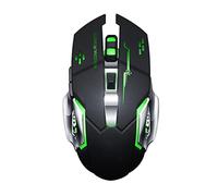 CQAHDSEVF Mouse Wireless Mouse Computer Mouse for Laptop Usb Gaming Bluetooth Ergonomic Mice Pointing Device Photoelectric Rechargeable 2.4G(Black)