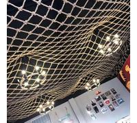 CQAHDSEVF Nylon Balcony Rope Net, 10/12mm Hemp Rope Balcony Stairs (8-20) cm Grid 1m(12mm Diameter,20cm grid)