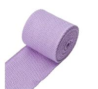 CQAHDSEVF Polyester Cotton Webbing, 3m 50mm 2mm Canvas Polyester Cotton Webbing Tape Multicolor For DIY Sewing Craft(11LightPurple)