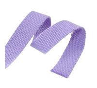 CQAHDSEVF Polyester Cotton Webbing, Cotton Webbing Strap 1.3mm Thick 20-50mm Multicolor for Sewing Bags Garment Craft(Purple,25mm)