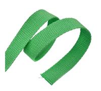 CQAHDSEVF Polyester Cotton Webbing, Cotton Webbing Strap 1.3mm Thick 20-50mm Multicolor for Sewing Bags Garment Craft(Light Green,32mm)
