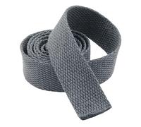 CQAHDSEVF Polyester Cotton Webbing, Cotton Webbing Strap Tape, Multicolor, 20-50mm, 10 Yards, Bag, DIY, Pet, Luggage, Climbing(Grey,25MM)