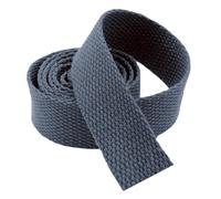 CQAHDSEVF Polyester Cotton Webbing, Cotton Webbing Strap Tape, Multicolor, 20-50mm, 10 Yards, Bag, DIY, Pet, Luggage, Climbing(Dark Grey,20MM)