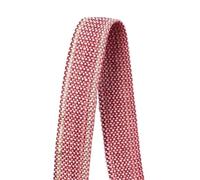 CQAHDSEVF Polyester Cotton Webbing, Multicolor Cotton Jacquard Webbing Strap 20-34mm x 1-5M For Bag Belt Biasband DIY Craft(Red-20mm,3Meters)