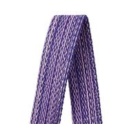 CQAHDSEVF Polyester Cotton Webbing, Multicolor Cotton Jacquard Webbing Strap 20-34mm x 1-5M For Bag Belt Biasband DIY Craft(Purple-25mm,2Meters)