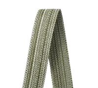 CQAHDSEVF Polyester Cotton Webbing, Multicolor Cotton Jacquard Webbing Strap 20-34mm x 1-5M For Bag Belt Biasband DIY Craft(DarkGreen-34mm,1Meter)