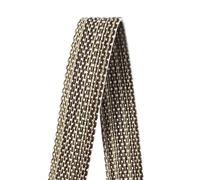 CQAHDSEVF Polyester Cotton Webbing, Multicolor Cotton Jacquard Webbing Strap 20-34mm x 1-5M For Bag Belt Biasband DIY Craft(Coffee-20mm,3Meters)
