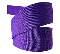CQAHDSEVF Polyester Cotton Webbing, Polypropylene Upholstery Webbing Strap Tape Multicolor 38mm, 5/10/20 yards(Purple,38mm/10Yards)