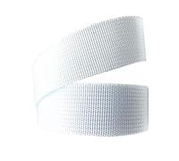CQAHDSEVF Polyester Cotton Webbing, Polypropylene Upholstery Webbing Strap Tape Multicolor 38mm, 5/10/20 yards(White,38mm/20Yards)