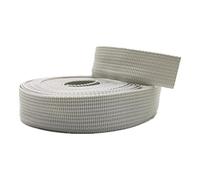 CQAHDSEVF Polyester Cotton Webbing, Polypropylene Upholstery Webbing Strap Tape Multicolor 38mm, 5/10/20 yards(Lightgrey,38mm/10Yards)