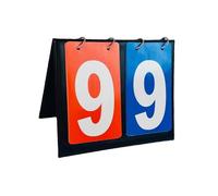CQAHDSEVF Portable Fold Score Board, 2 Digits Digital Tabletop Scoreboard Multicolor Sports Multipurpose(Red Blue)