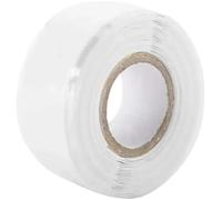 CQAHDSEVF Repair Insulation Silicone Rubber Tape, Self-Fusing Silicone Tape Multicolor Electrical Repair(White)