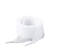 CQAHDSEVF Shoe String, Shoelaces 5 Pairs 2.9 cm Width Black White 100-140 cm(White,120cm)