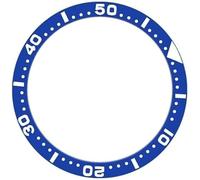 CQAHDSEVF Watch Bezel Insert Loop, Ceramic Watch Bezel Insert 38mm Diameter Blue for Mens Watch Replacement(Blue1)