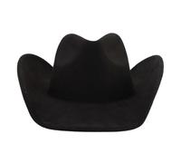 CQAHDSEVF Western Cowboy Hat, Western Cowboy Hat Multicolor 56-58cm(Black)