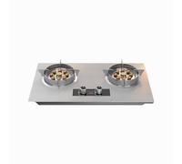 CQCCQ Efficient 2 Burner Built-in Dual-purpose Gas Hob,Indoor Portable Gas Stove,with Flame Failure Protection,for Home Camping(NG)