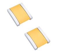 CQCQC 2 Pcs Recessed Flush Door Pulls Wardrobe Handles Zinc Alloy Concealed Drawer Hidden Cabinet Furniture for Cabinets,Cupboard,Closets,Drawers(Gold,Pitch:32mm)