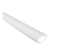 CQCQC Cable Trunking Square Box Cable Trunking, Self-Adhesive Cable Hider, 1m Long,Cable Management for Home Office(White)