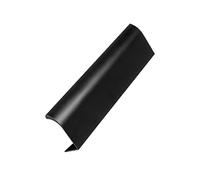 CQCQC Concealed Kitchen Cupboard Handles Aluminum Finger Edge Pull Hidden Drawer Pulls Cabinet Handle Black Modern Invisible for Door Wardrobe Hardware(Hole Distance:224mm)