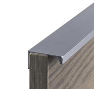 CQCQC Finger Edge Pull Kitchen Cabinet Door Handles Concealed Cupboards Modern Invisible Drawer Handle Aluminum Hidden Furniture for Home Wardrobe(Hole Distance:50mm)