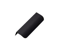 CQCQC Hidden Cabinet Handle Concealed Kitchen Cupboard Handles Modern Drawer Pulls Door Knobs Aluminum Furniture for Home Wardrobe,Black(Hole Distance:120mm)