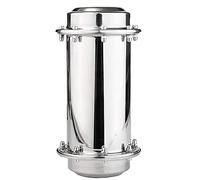 CQCQC Waterproof Sealed Stainless Steel Time Capsule, Durable Lockable Burial Storage Container, Perfect Future Gift & Genealogy Keepsake(8.8 * 20cm)