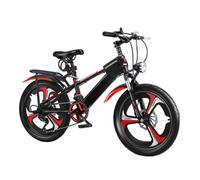 CQDWD Kids Mountain Bike, 6 Speeds Drivetrain, 18/20/22/24 Inch Bicycle for Boys Girls Ages 6-14 Years red 20''-Height 135-155cm