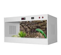 CQDWD Large Reptile Terrarium Tall & Wide Reptile Habitat Tank Lizard Gecko Tortoise Python Habitat For Lizard Snake Bearded Dragon Tortoise Chameleon (Color : White, Size : 120x50x50cm)