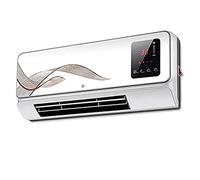 CQDWD Wall-Mounted Electric Heaters Ceramic PTC Over Door Fan Remote Contro Heater Portable Air Conditioner Heating Fan Electric Downflow Fan Heater for Home Office