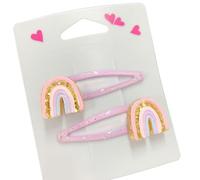 CQEAZ 2pcs Girls Hair Clip Set Glittering Butterfly and Cupcake Designs Hairpin Cartoon Hair Accessories for Kids Birthday cosplay hairpin