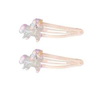 CQEAZ 2pcs Girls Hair Clip Set Glittering Butterfly and Cupcake Designs Hairpin Cartoon Hair Accessories for Kids Birthday cosplay hairpin