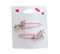 CQEAZ 2pcs Girls Hair Clip Set Glittering Butterfly and Cupcake Designs Hairpin Cartoon Hair Accessories for Kids Birthday cosplay hairpin