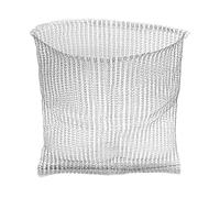 CQEAZ 304 Stainless Steel Wire Knitted Mesh Bag Root Pouches Basket For Indoor Outdoor Garden Yard Vegetable Mesh
