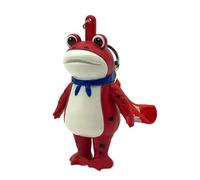 CQEAZ Saluting Frogs Keychain Fidgets Toy,Novelty Sensory Fidgets Toy Cartoon Keychain Accessories for Backpacks,Bags,Purse Saluting Frogs
