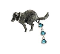 CQEAZ Unique Dog Poop Brooch Funny Design Lapel Pin for Parties and Daily Wear Adds Humor and Styles to Your Outfits Dogs Brooch