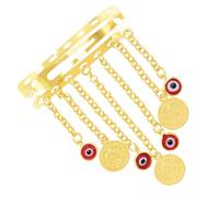 CQEAZ Vintage Coin Tassels Hair Clip With Rhinestones Accent For Bangs In Gold Alloy Hairpin Unique Hair Decoration for Women women hairpin