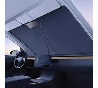 CQFCY Windscreen Sun Shade for Jeep Grand Cherokee IV (WK2) 2010 2011 2012 2013 2014 2015 2016 2017, Foldable UV Block Sun Shade Umbrella Block Windshield Sunshade Front Windscreen Protector,C