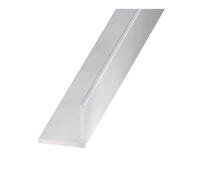Cqfd Gris Silver Effect Anodised Aluminium Equal L-Shaped Angle Profile, (L)2.5M (W)10mm (D)10mm (T)1mm