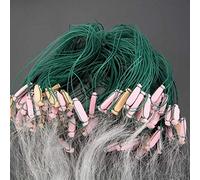 Cqinju-Fishing Net 25m 3 Layers Monofilament Fishing Gill Net, Float Fishing Network Mesh, Tackle Outdoor Trap Net Netting, Easy to Store (Color : Size 1 2.3cm)