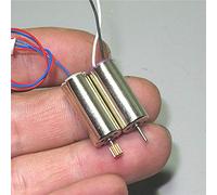 Cqinju-Motor Coreless Motor DC 3.7V 51200RPM High Speed 1S Quadcopter Aircraft Model Motor 0.3 Modulus 8 Teeth Copper Gear, high transmission efficiency (Voltage(V) : Without gear)