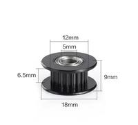 Cqinju-Timing Pulley 2GT 20 Teeth Synchronous Wheel Idler Pulley Bore 5mm With Bearings GT2 Timing Belt Width 6MM For I3 Ender 3 CR10 1pc, 3D Printer(Red,10pcs)