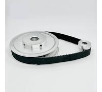 Cqinju-Timing Pulley Tooth Pitch 3mm 100Teeth 20Teeth Timing Pulley Belt Set Belt Width 15mm, 20T Bore 12.7mm Reduction 5:1 HTD3MM- Pulley Kit Synchronous Wheel, 3D Printer(100T Bore 14mm,Belt 639mm)